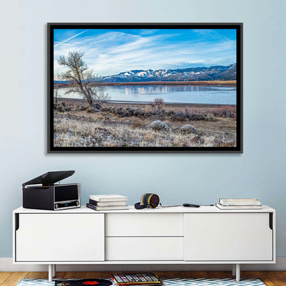 Winter Washoe Lake Morning Wall Art
