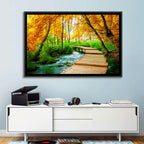 Plitvice Autumn Boardwalk Wall Art