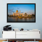 Sultan Omar Ali Saifuddien Mosque at Golden Hour Wall Art