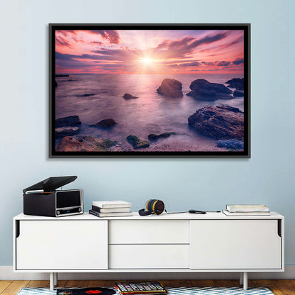 Ethereal Sea Sunrise Wall Art