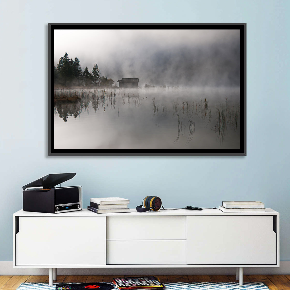 Ferchensee Morning Mist Wall Art