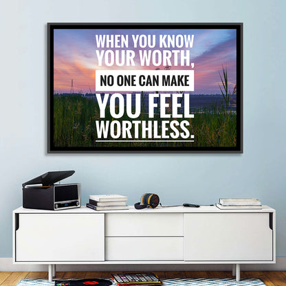 When You Know Your Worth, Golden Hour Wall Art