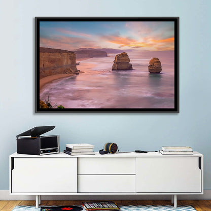Twelve Apostles Sunset Sea Stacks Wall Art