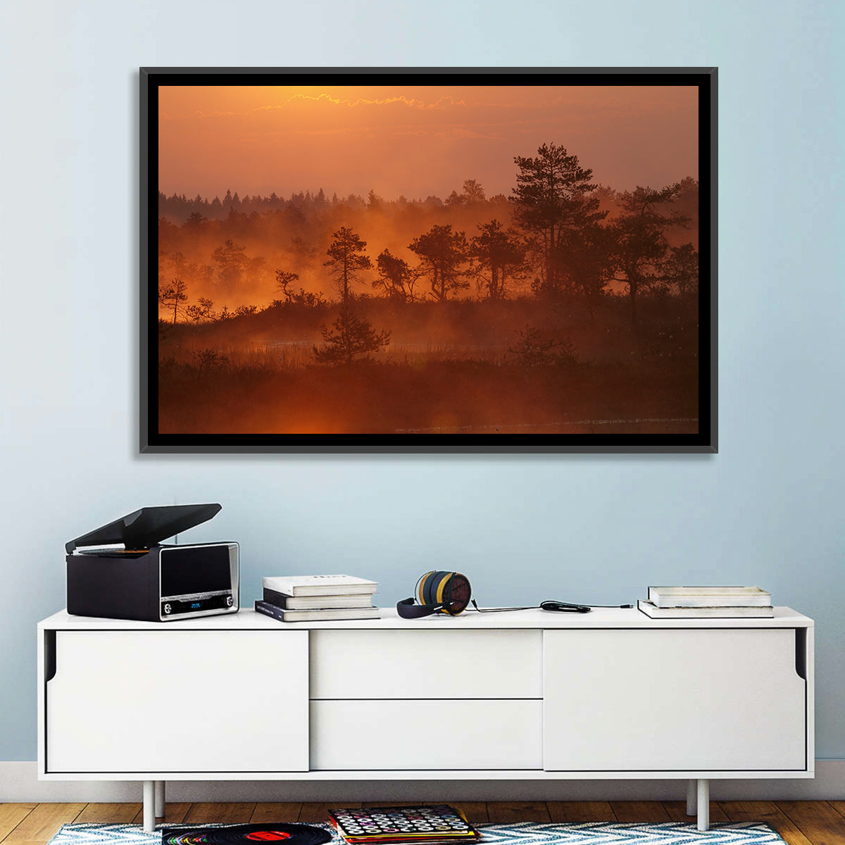 Kakerdaja Bog at Sunrise Wall Art