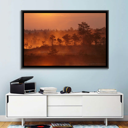Kakerdaja Bog at Sunrise Wall Art