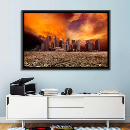 Desolate Singapore Skyline Wall Art