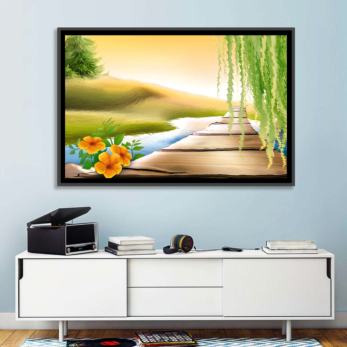 Island Paradise Painting Wall Art