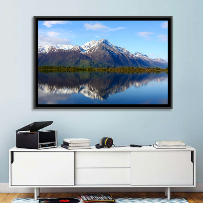Pioneer Peak Reflected in Jim Lake Wall Art