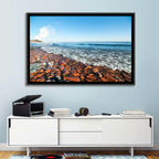 Lake Ontario Terracotta Shoreline Wall Art