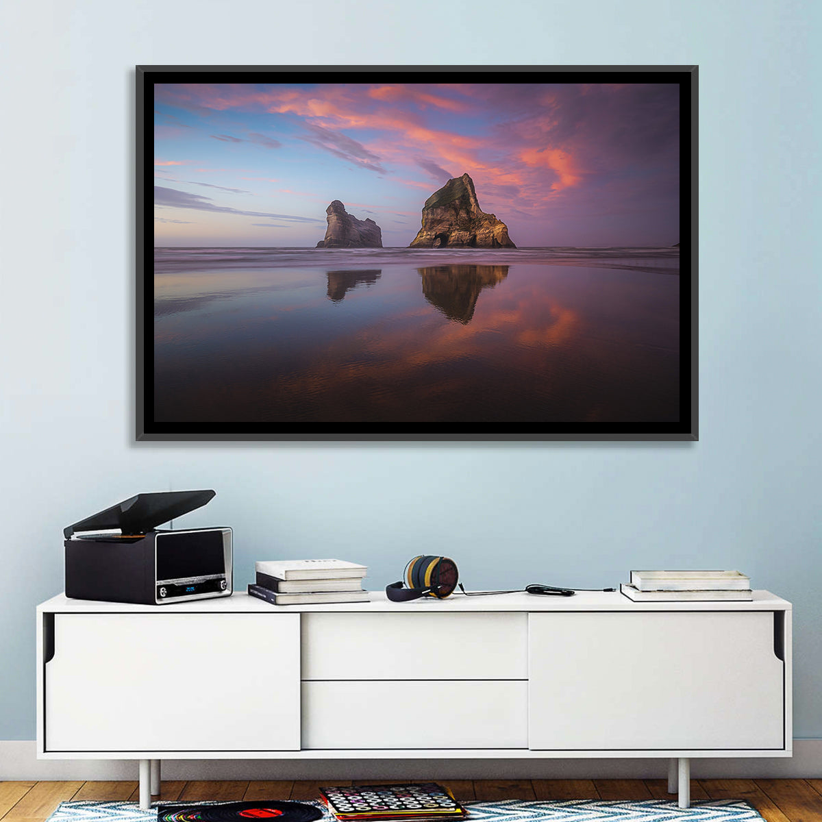 Wharariki Beach Sunrise Wall Art