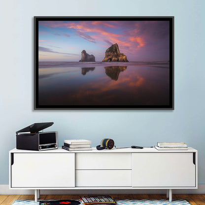 Wharariki Beach Sunrise Wall Art