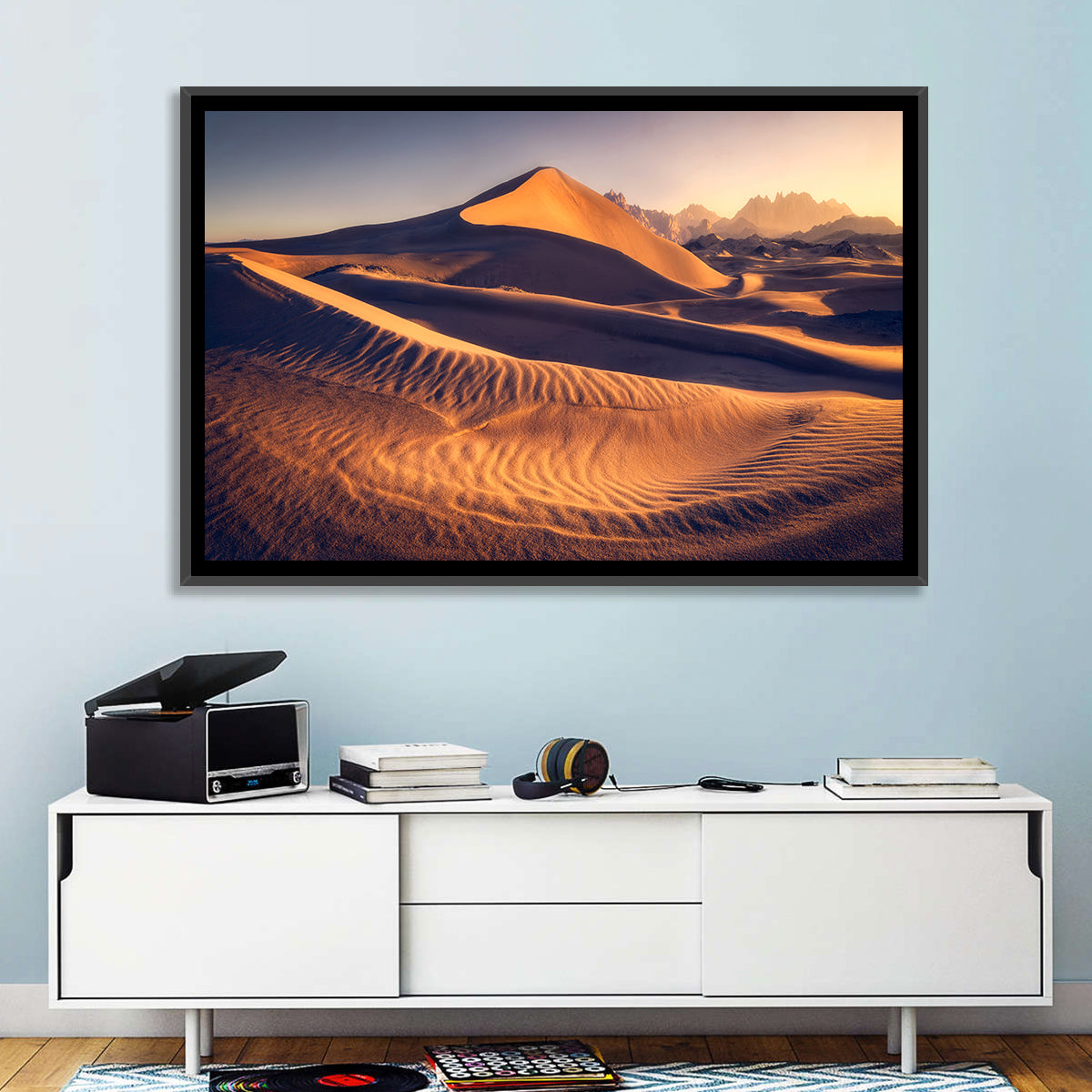 Tabuk Golden Hour Dunes Wall Art