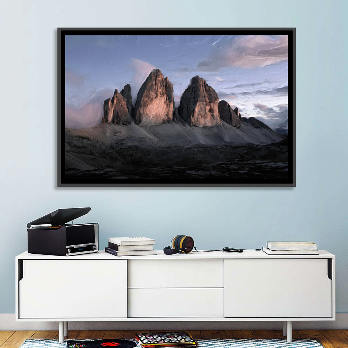 Tre Cime at Dusk Wall Art