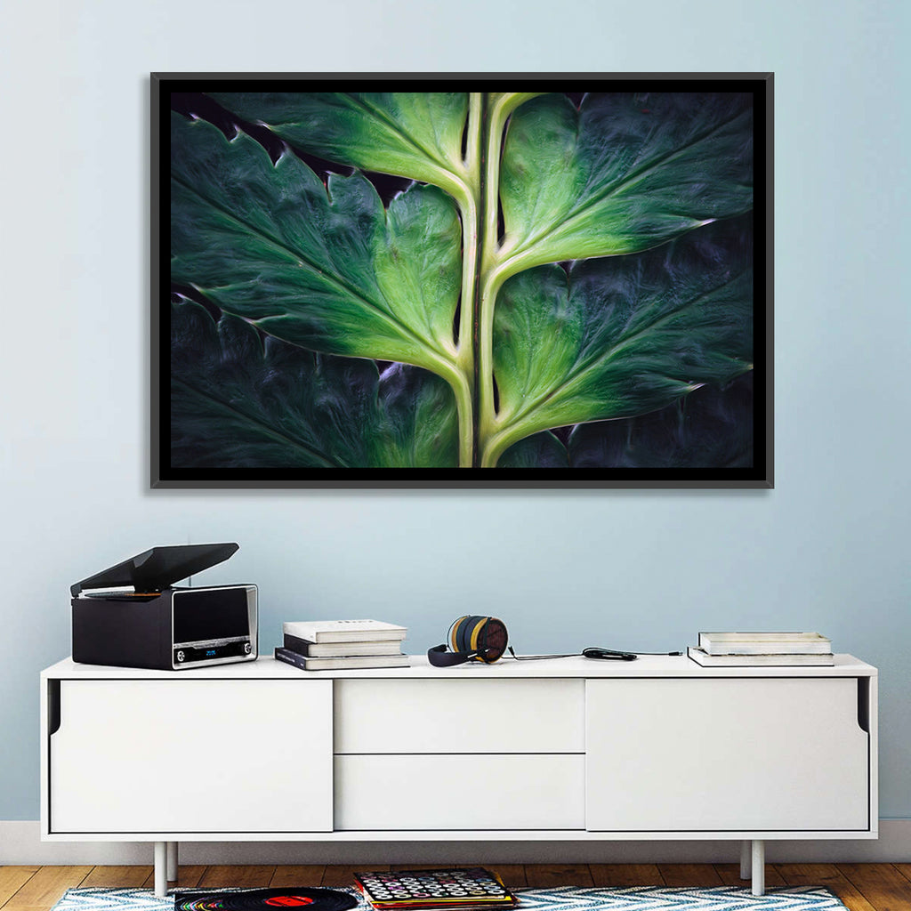 Fern Stem Macro Study Wall Art