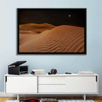 Starry Desert Night Wall Art