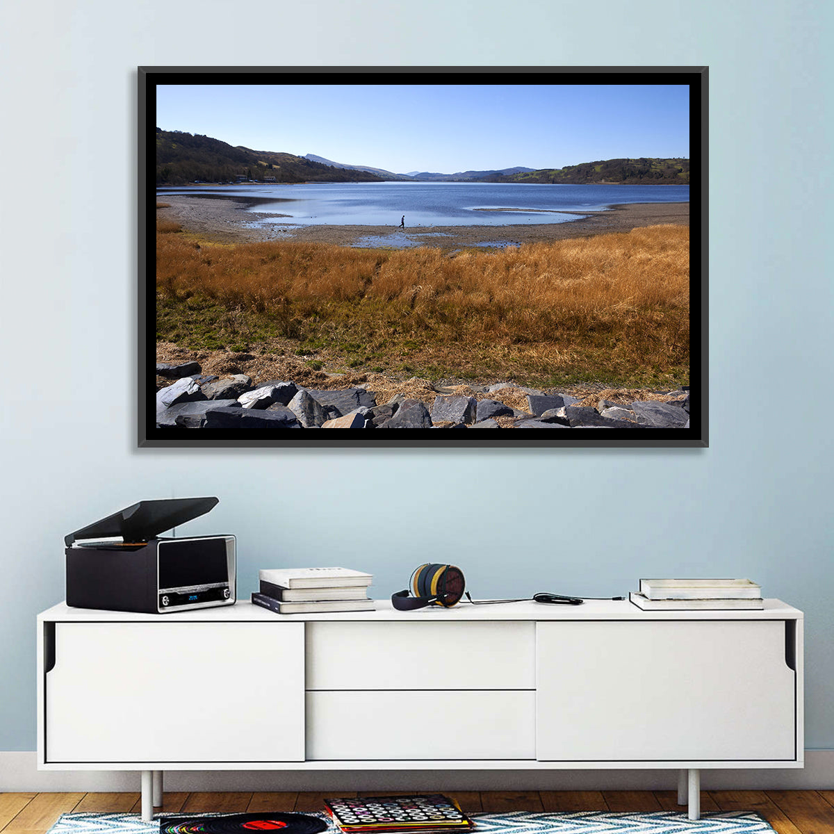 Bala Lake Shoreline Wall Art