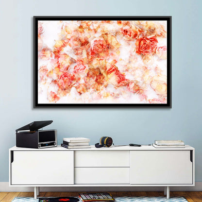 Scattered Dried Rose Petals Wall Art