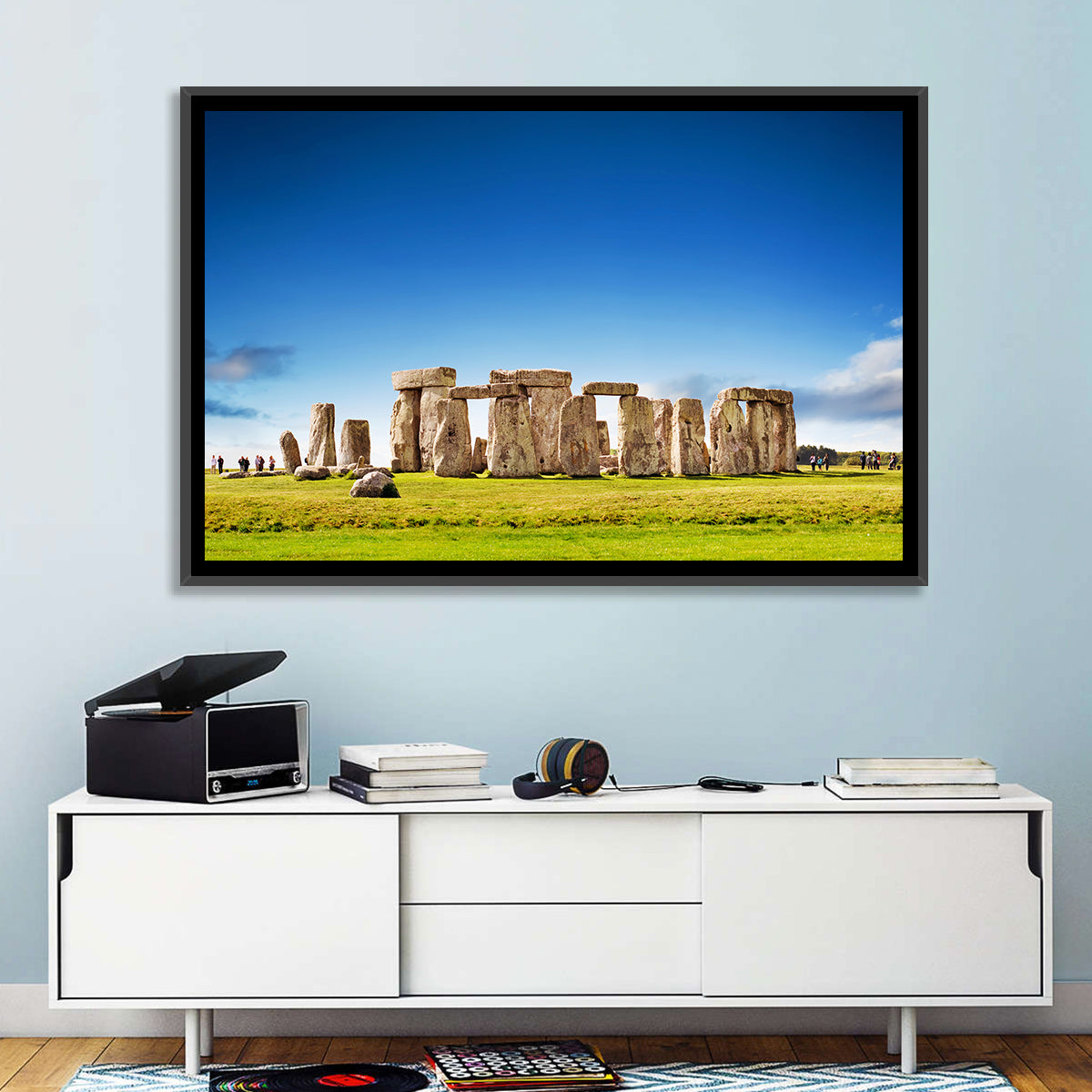 Stonehenge Under Blue Sky Wall Art