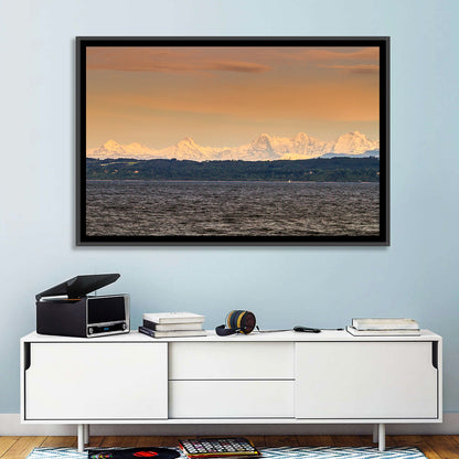 Lake Neuchatel Golden Hour Wall Art