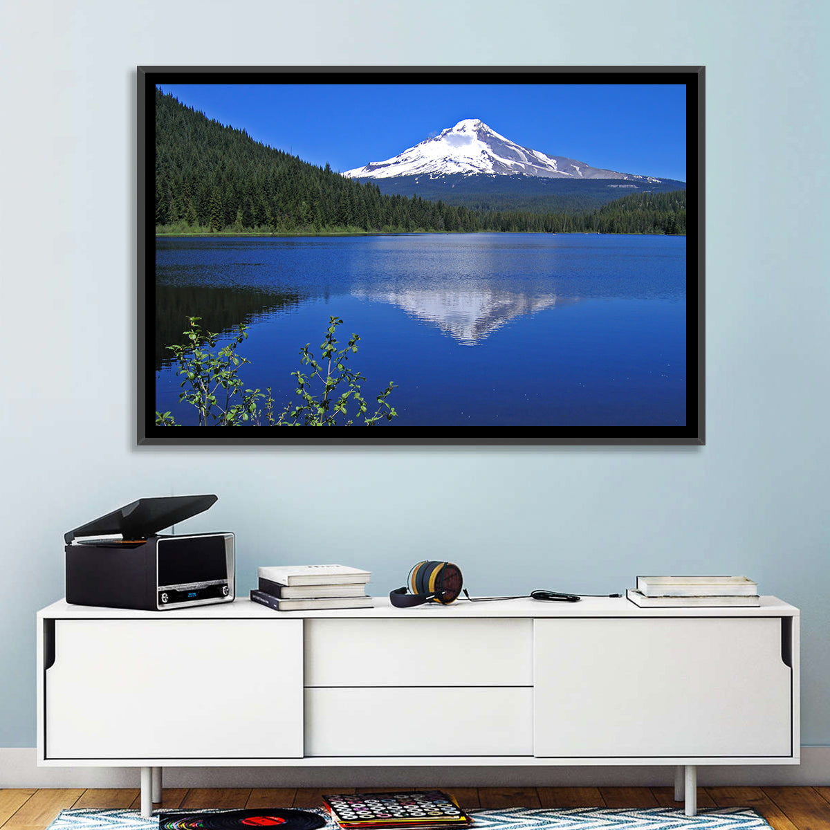 Mount Hood at Trillium Lake Wall Art