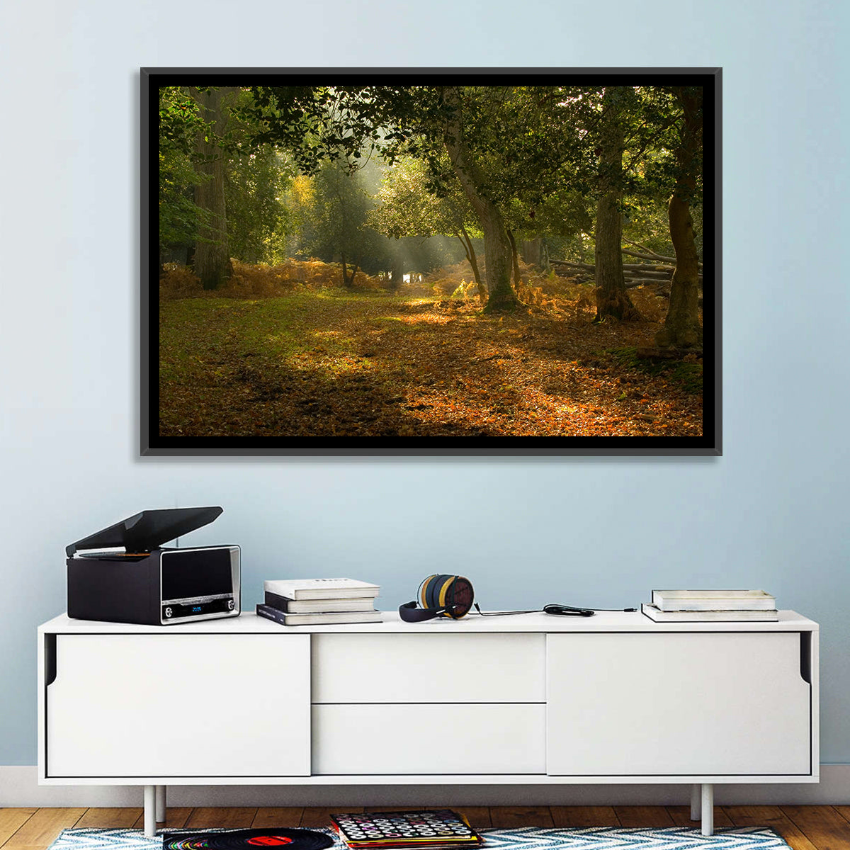 Autumn Forest Path, Hampshire Wall Art