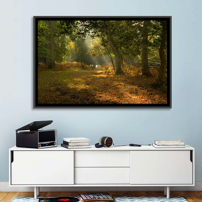 Autumn Forest Path, Hampshire Wall Art