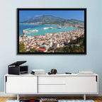 Zakynthos Harbor View Wall Art