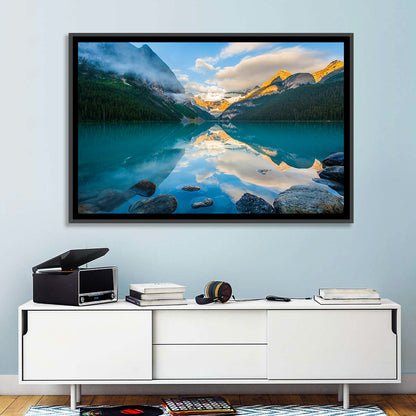 Lake Louise Sunrise Reflection Wall Art