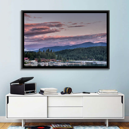 Lake Pend Oreille Twilight Reflection Wall Art