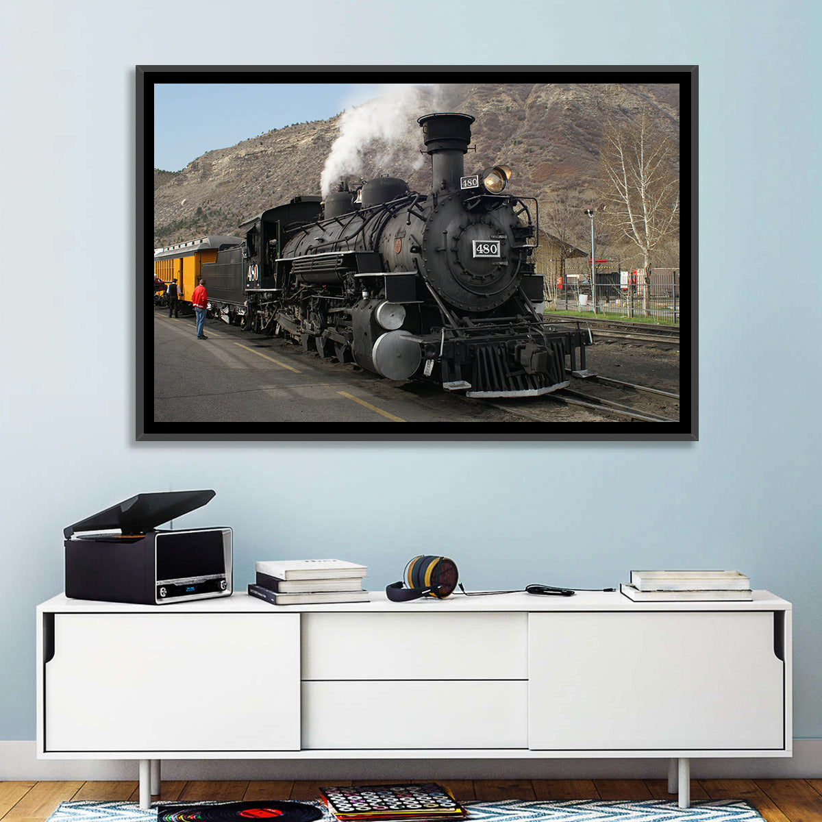 Durango Steam Locomotive No. 480 Wall Art
