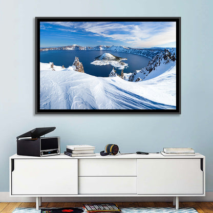 Crater Lake with Wizard Island Wall Art