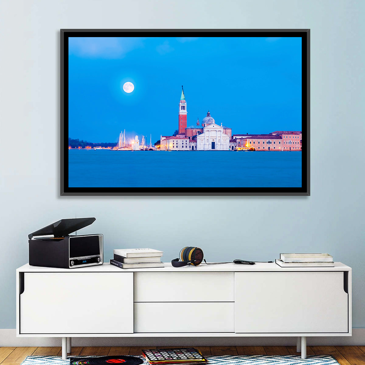 San Giorgio Maggiore Moonlight Wall Art