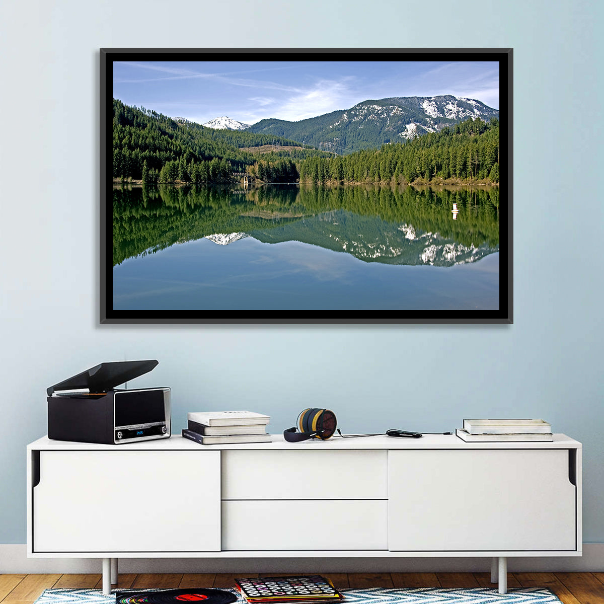 Lake Crescent Reflection Wall Art