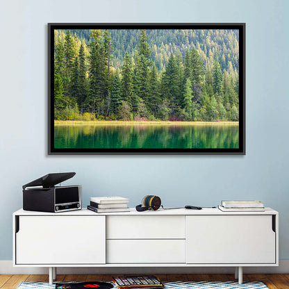 Tranquil Forest Lake Wall Art