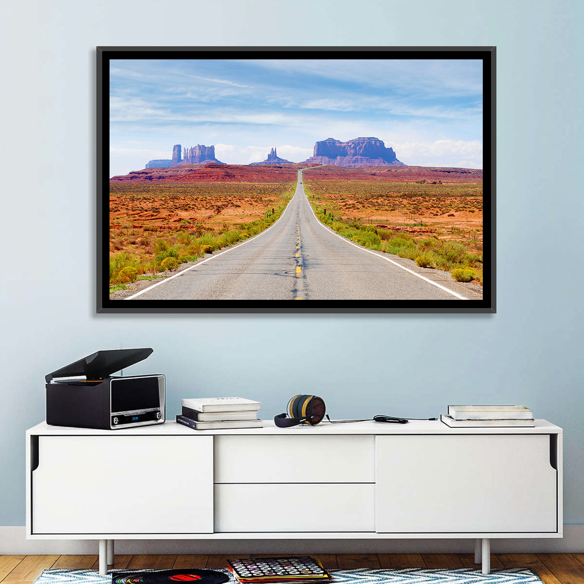 Highway 163 Into Monument Valley Wall Art