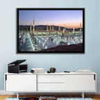 Nabawi Mosque at Dusk, Medina Wall Art
