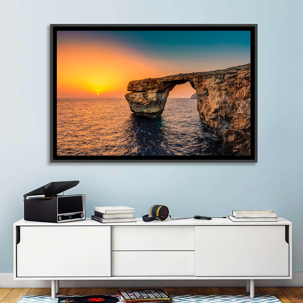 Azure Window Sunset, Dwejra Wall Art