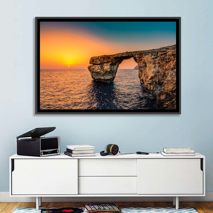 Azure Window Sunset, Dwejra Wall Art