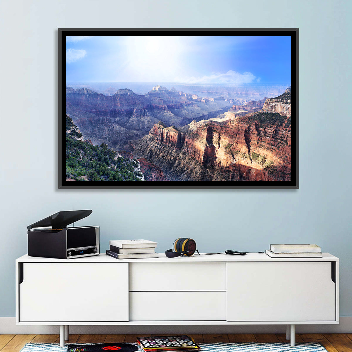 Grand Canyon Sunlit Vista Wall Art