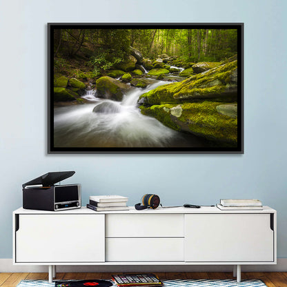 Gatlinburg Park Stream Wall Art