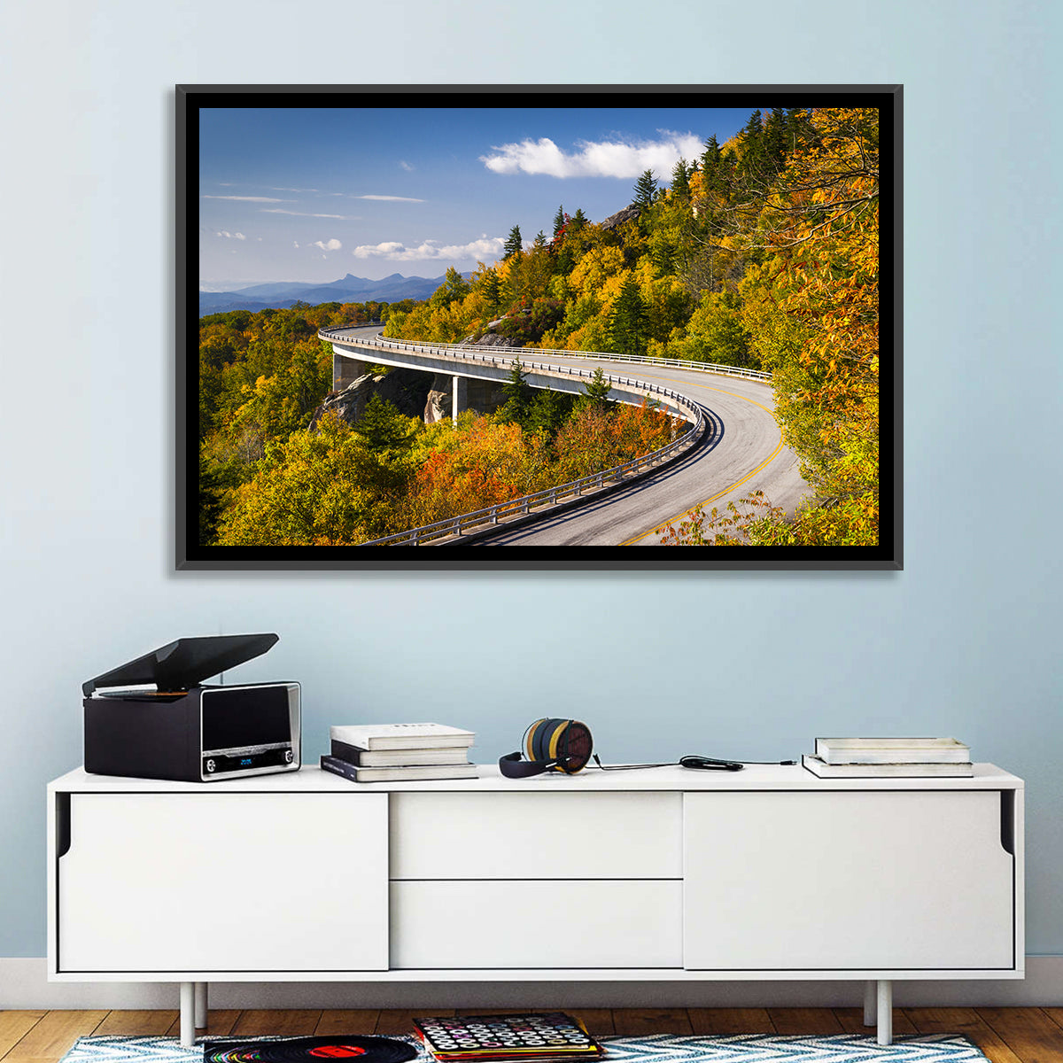Linn Cove Viaduct at Grandfather Mountain Wall Art