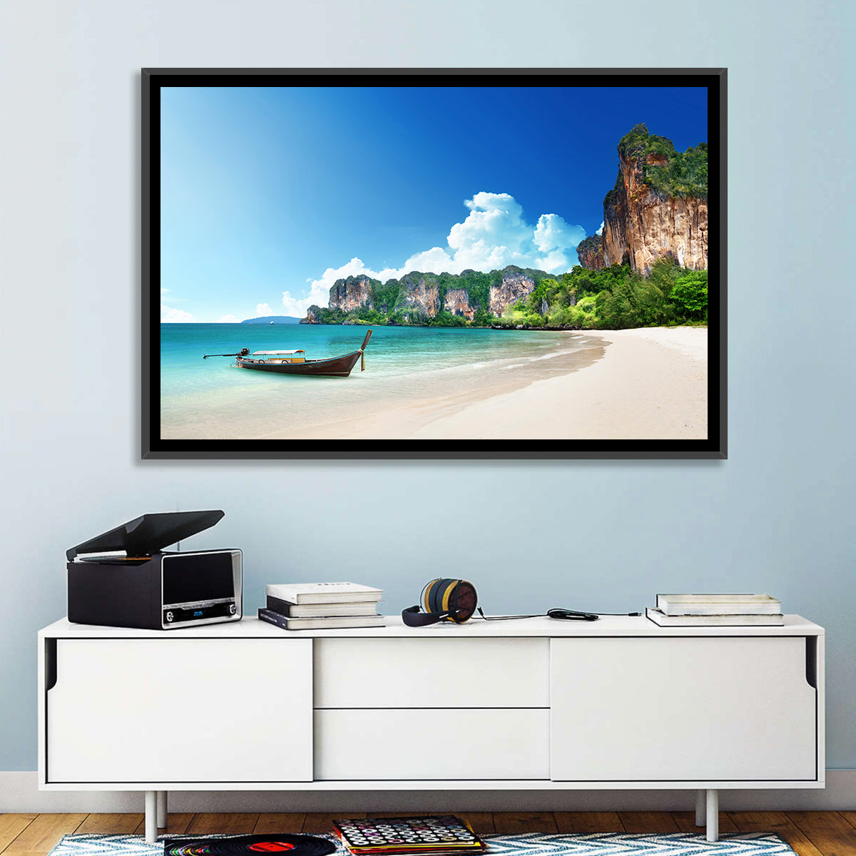 Railay Beach View, Krabi Wall Art
