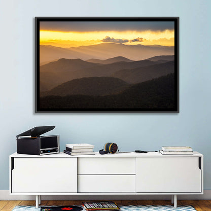 Southern Appalachian Sunset Wall Art