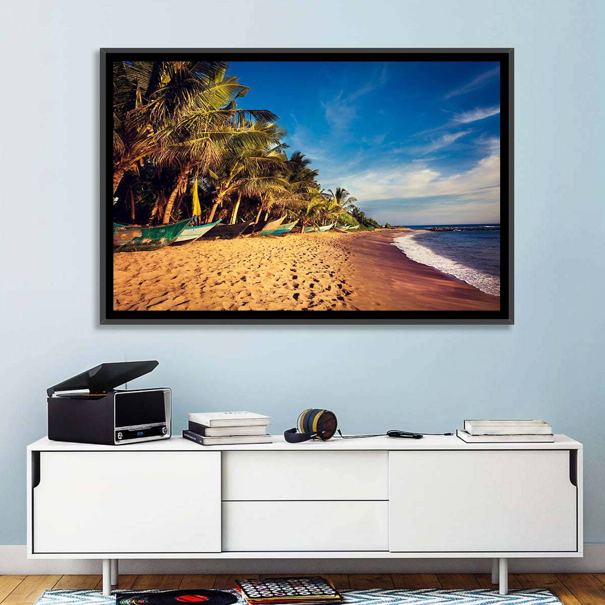 Mirissa Beach Morning Light Wall Art