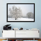 Frosted Birch Grove Wall Art