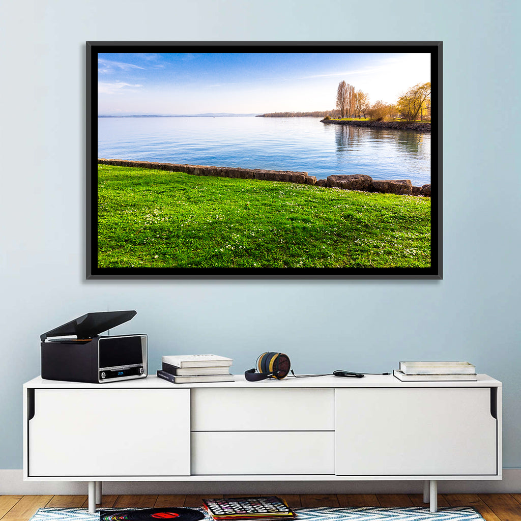 Lake Neuchatel Meadow Wall Art