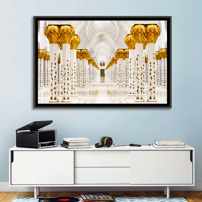 Sheikh Zayed Grand Mosque Colonnade Wall Art