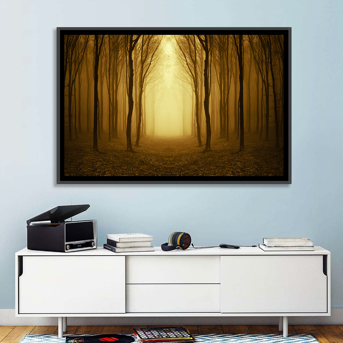 Lonely Forest Path Wall Art