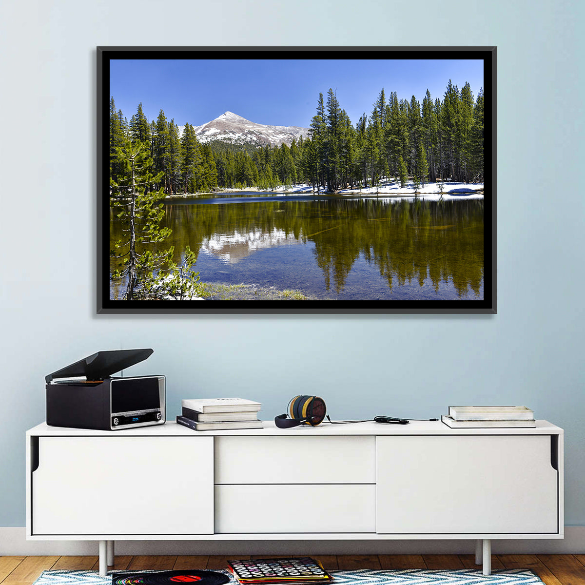 Yosemite Mountain Reflection Wall Art