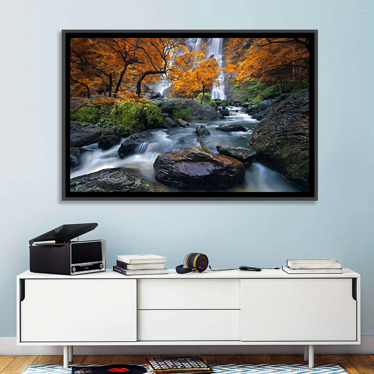 Konglan Autumn Waterfall Wall Art